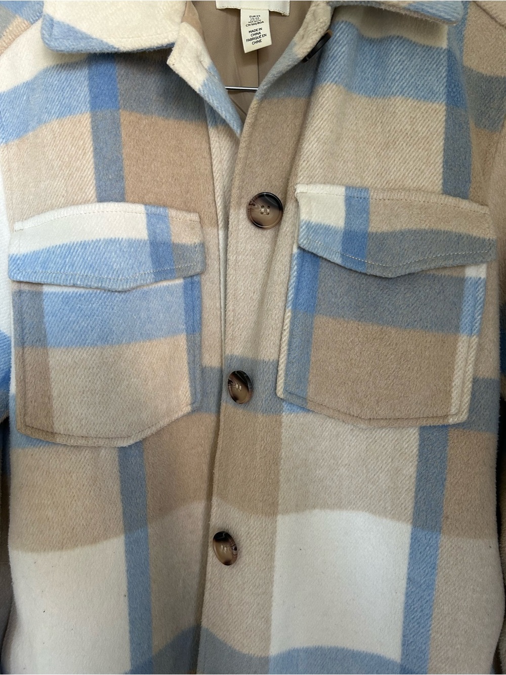 H&M Plaid Shacket - Picture 3 of 5